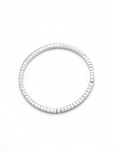 Sterling Silver Elastic CZ Bracelet