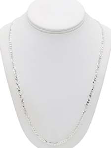 Silver Figaro Chain