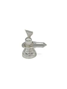 Silver Murti: Silver Shivling & Naag Murti