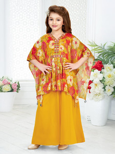 Girls Wear: Kiara Silk Straight Palazzo Suit