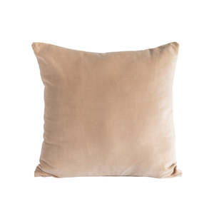 Home: Sand Velvet and Linen Cushion