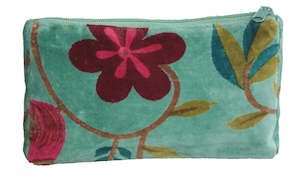 Makeup And Cosmetic Bags: Songbird Cosmetic Bag - Aqua