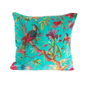 Paradise Aqua Cushion Cover
