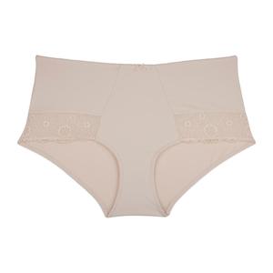Knicker: Peony Lace Full Brief - Cafe Latte