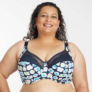 Oh Naturale Bras: Print Premium Support Bra - Flora