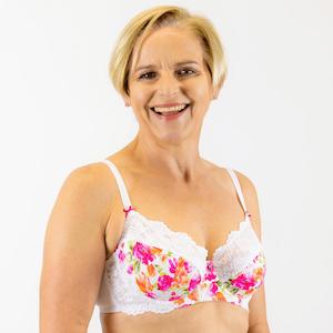 Oh Naturale Bras: Print Balconette Bra - Blooming Roses