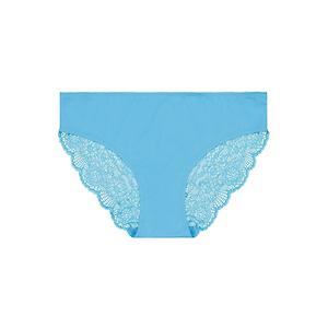 Alyssum Lace Bum Bikini Brief - Lagoon Blue