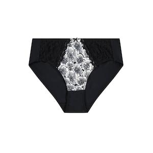 Midi Brief: Print Midi Brief - Graphic Floral