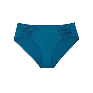 Midi Brief: Willow Lace Midi Brief - Teal Blue