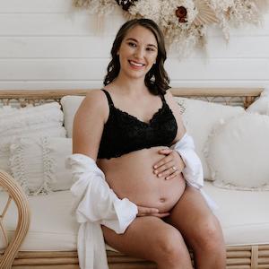 Maternity Bras: Maternity Bra - Black Charcoal