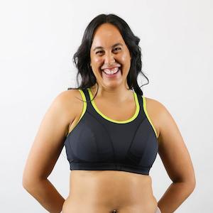 Wirefree Bras: Sports Bra - Raven