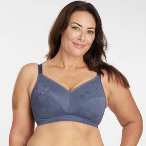 Wirefree Bras: Wirefree Bra - Denim