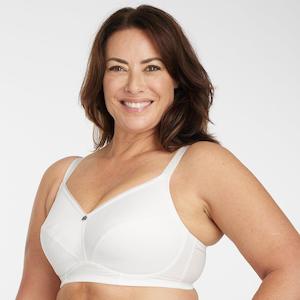 All Bras: Wirefree Premium Support Bra - Ivory Spot