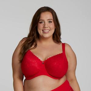 D Cup Bras: Lily Lace Premium Support Bra