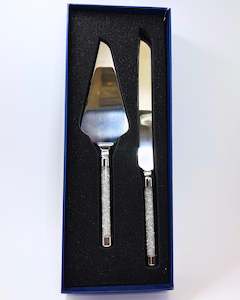 Elegant Celebration Cake Knife Set
