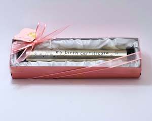 Cherished Beginnings Birth Certificate Holder