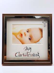 Cherished Christening Keepsake Frame