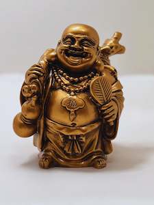 Men: Golden Joyful Buddha Statue