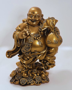 Golden Prosperity Buddha Statue