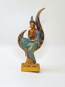 Golden Serenity Buddha Figurine
