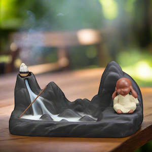 Little Monk Back Flow Incense Burner