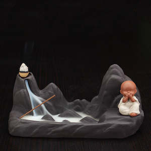 Little Monk Back Flow Incense Burner