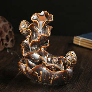Incense Burners: Flower Back Flow Incense Burner