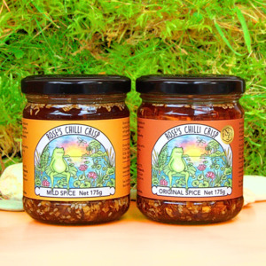 Rose's Chilli Crisp Duo - Mild and Original Spice 175g | ⭐ Best Seller