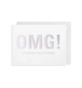 Congratulations: OMG card - mini