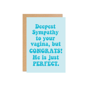 Congratulations: Baby Boy Card