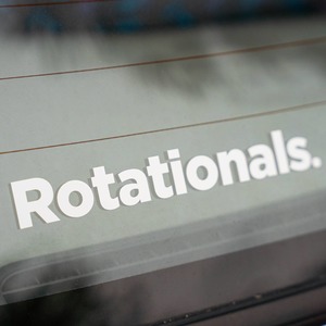 Stickers: Rotationals - Classic White Sticker
