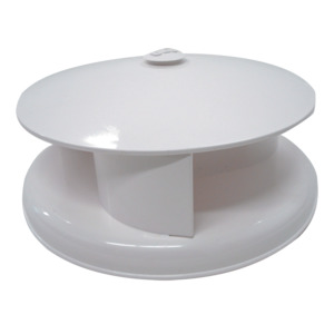 Rotary Vent Plastic - White