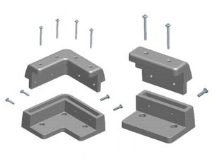 Solar Panels And Accessories: Solar Panel Mounting Kit 4 Corner - 2 side bracket