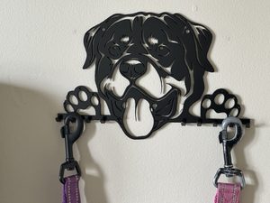 Rottie Key Holder - (metal) - Rottweiler Rescue