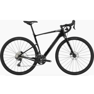 Cannondale: Cannondale Topstone Carbon 3 L - Tinted Black w/ White