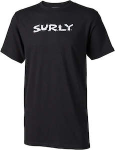 Surly: Surly Logo Tee Shirt Black/White