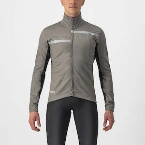 Attire: Castelli Jacket Transition 2 Nickel Gray/Dark Gray-Silver Reflex