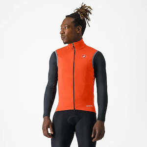 Clothing: Castelli Perfetto RoS 2 Men's Cycling Vest - Brilliant Orange