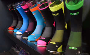 Socks: M2O Compression Socks Blue/White