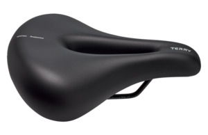 Saddles: Terry Saddle Anatomica Women's Black City