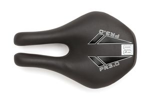ISM PR 3.0 Black L-235 / W-145 Satin Steel Rails Saddle