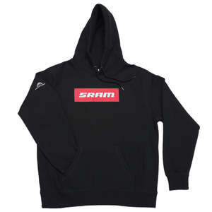 Clothing: SRAM Red & White Box Logo Hooded Jersey