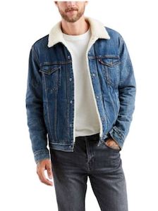 Sherpa Jacket: LEVI'S Men's Sherpa Trucker Jacket 'Mayze'