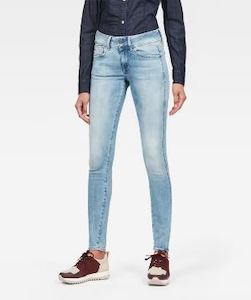 G-Star: G-STAR Lynn Skinny Elto 'Sun Faded Blue'