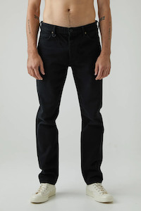 Mens Jeans: NEUW Ray Straight ‘Reverent Black’