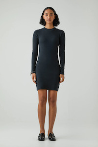 NEUW Jonesy Long Sleeve Dress 'Black'