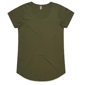 Tops: ASCOLOUR Woman's Mali Tee 'Army'
