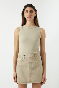 Tops: NEUW Jonesy Singlet 'Mushroom'