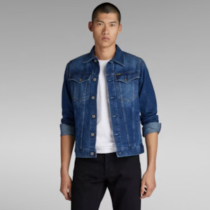 Jackets: G-STAR 3301 Slim Jacket 'Faded Stone'
