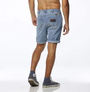 Shorts: WRANGLER Denim Shorts Spencer 'Blue Groove'